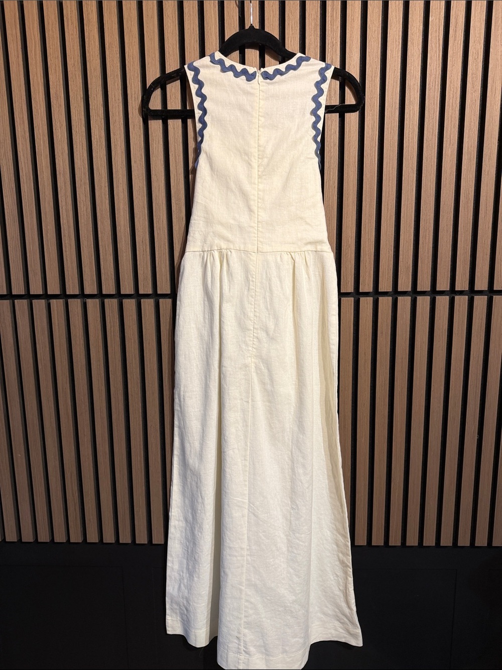 Tuckernuck Ivory Ric Rac Tie Brocks Dress - Picture 6 of 6